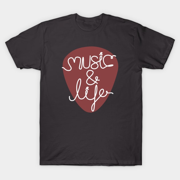 Music and Life T-Shirt by Yakuza